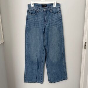 Banana Republic Wide Leg Blue Jeans